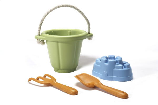 Green Toys Σετ Κουβαδάκια Πράσινο