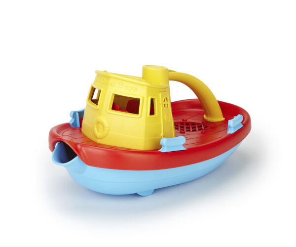 Green Toys Ρυμουλκό Πλοίο Κίτρινο