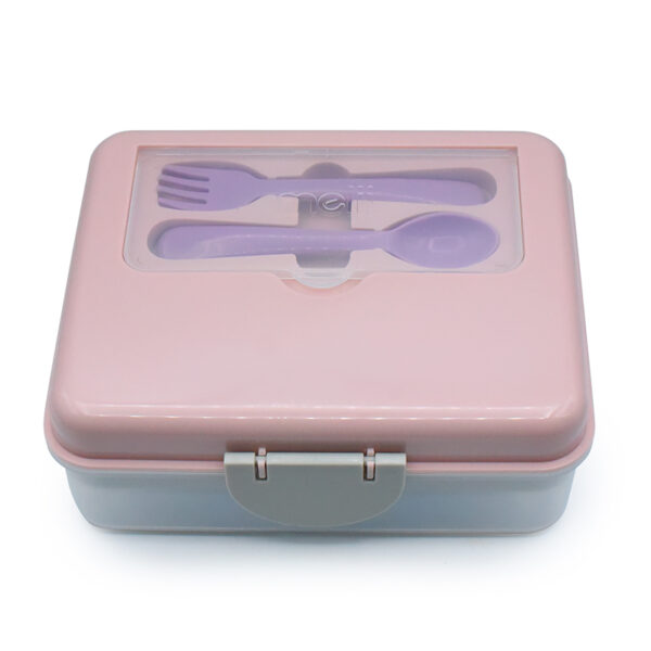 Melli Διώροφο Φαγητοδοχείο Bento Pink-Purple