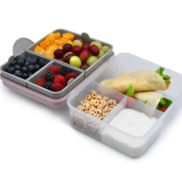 Melli Διώροφο Φαγητοδοχείο Bento Pink-Purple - Image 2