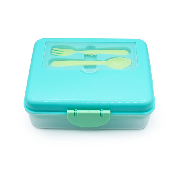 Melli Διώροφο Φαγητοδοχείο Bento Lime-Mint Blue