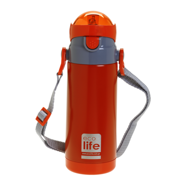 Eco Life Παγούρι-Θερμός Ανοξείδωτο Kids Red 400ml - Image 2
