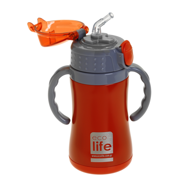 Eco Life Παγούρι-Θερμός Ανοξείδωτο Kids Red 300ml