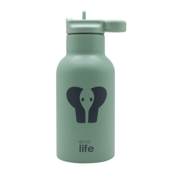 Eco Life Παγούρι-Θερμός Ανοξείδωτο Elephant 350ml