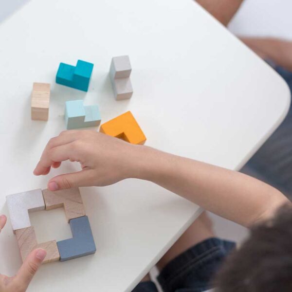 Plan Toys Puzzle Κύβος 3D mini - Image 4