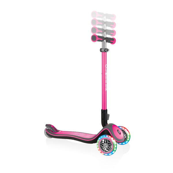 Globber Scooter Elite Deluxe-Deep Pink - Image 3