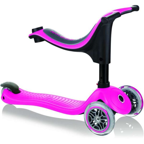 Globber Scooter Go-Up Sporty Deep Pink 4in1 - Image 5