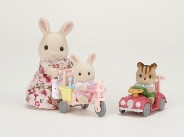 Sylvanian Families: Μωρά με Αμαξάκι & Ποδηλατάκι