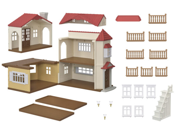 Sylvanian Families: Διώροφο Σπίτι με Κόκκινα Κεραμίδια - Image 6