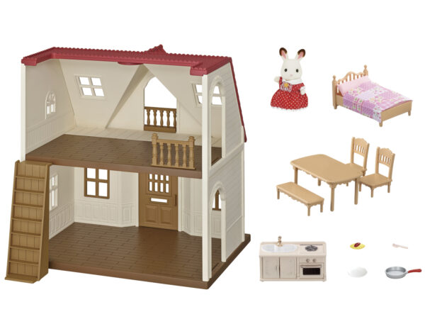 Sylvanian Families: Eξοχικό Σπιτάκι με Κόκκινα Κεραμίδια - Image 3