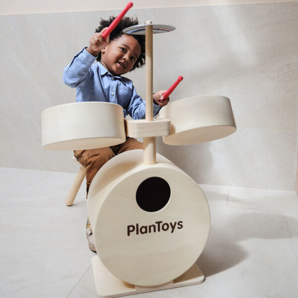 Plan Toys Ξύλινα Ντραμς - Image 4
