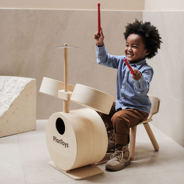 Plan Toys Ξύλινα Ντραμς - Image 6