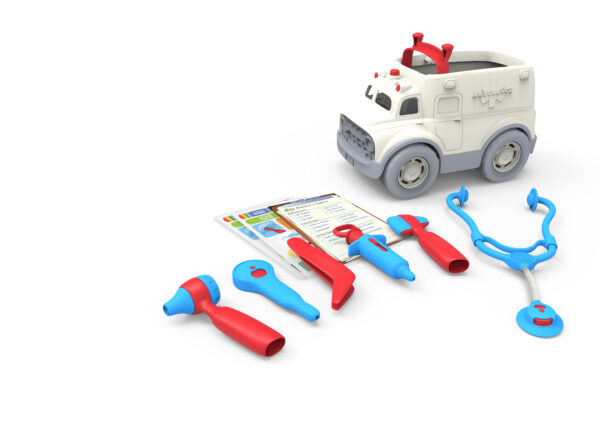 Green Toys  Ασθενοφόρο και Σετ Γιατρού - Image 3