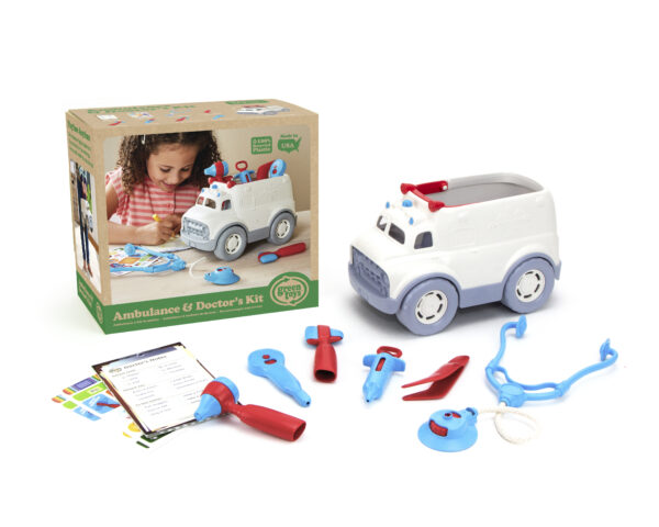 Green Toys  Ασθενοφόρο και Σετ Γιατρού - Image 2