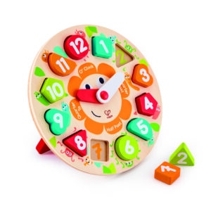 Happy Puzzles Ξύλινο Ρολόι Chunky