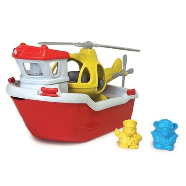 Green Toys Σκάφος Διάσωσης με Ελικόπτερο - Image 2