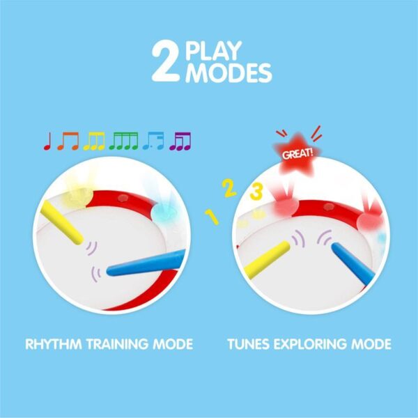 Hape Early Melody Ξύλινο Τύμπανο με φωτισμό - Image 2