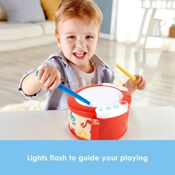 Hape Early Melody Ξύλινο Τύμπανο με φωτισμό - Image 3