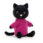 JellyCat Kitten με Φούξια Πουλόβερ