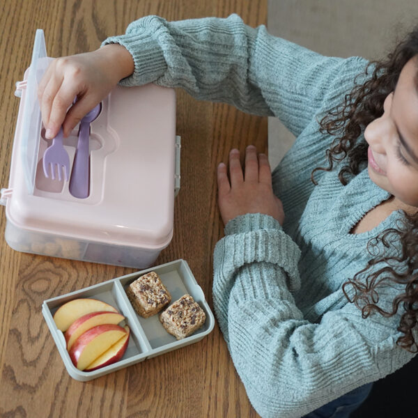 Melli Διώροφο Φαγητοδοχείο Bento Pink-Purple - Image 5