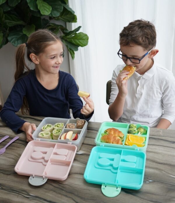 Melli Διώροφο Φαγητοδοχείο Bento Lime-Mint Blue - Image 2