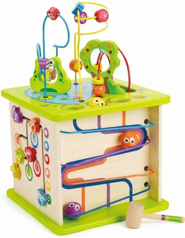 Hape Totally Amazing Ξύλινος Κύβος Δραστηριοτήτων Country Critters - Image 5