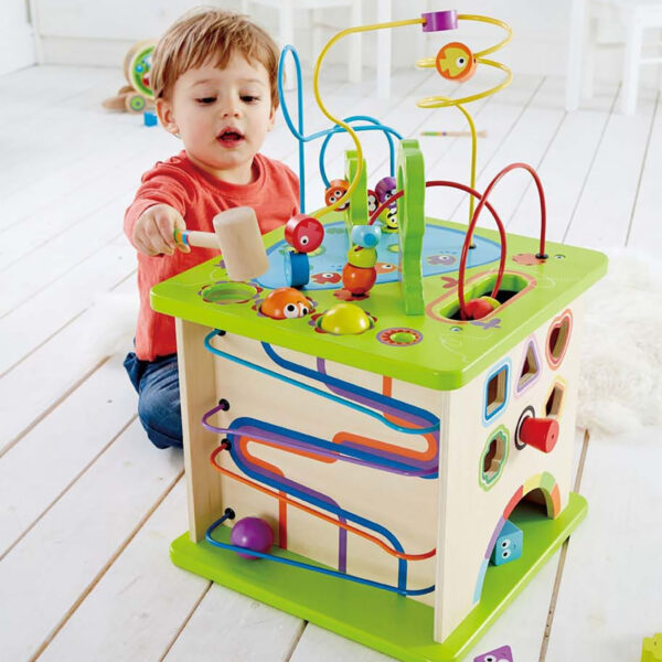Hape Totally Amazing Ξύλινος Κύβος Δραστηριοτήτων Country Critters - Image 6
