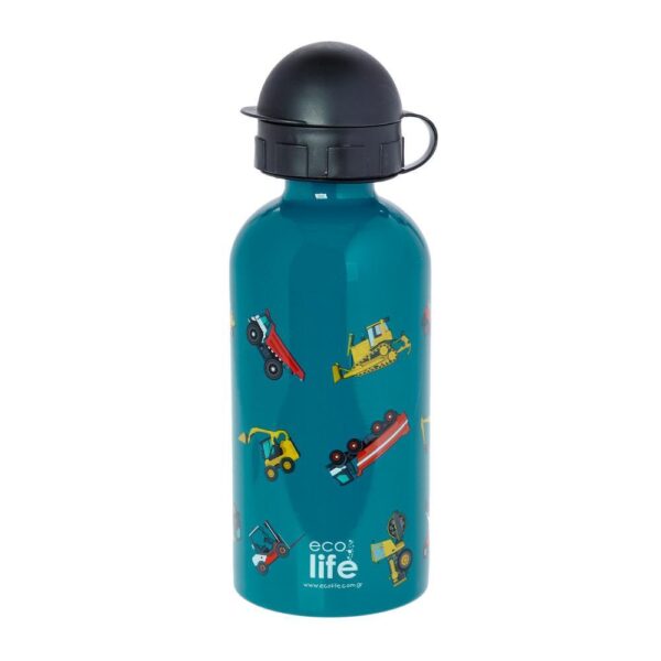Eco Life Παγούρι Mεταλλικό 500ml Trucks - Image 2