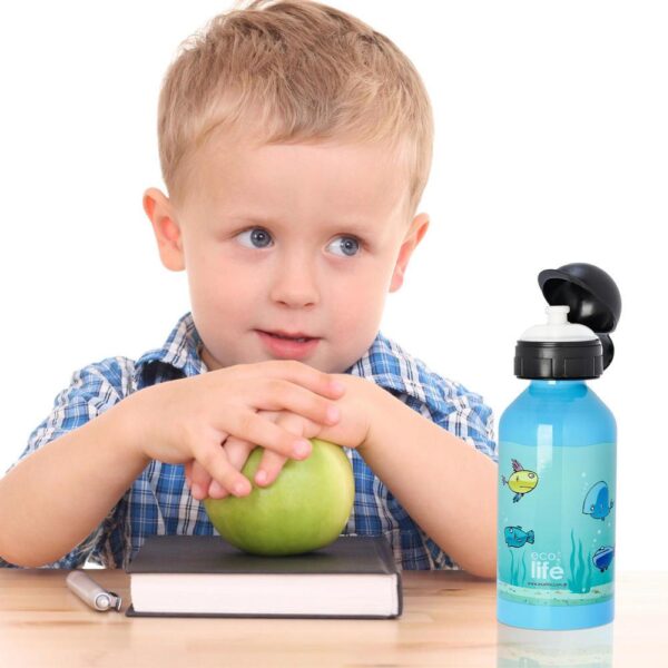 Eco Life Παγούρι Mεταλλικό 500ml Fish - Image 2