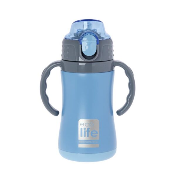 Eco Life Παγούρι-Θερμός Ανοξείδωτο Kids Blue 300ml - Image 2