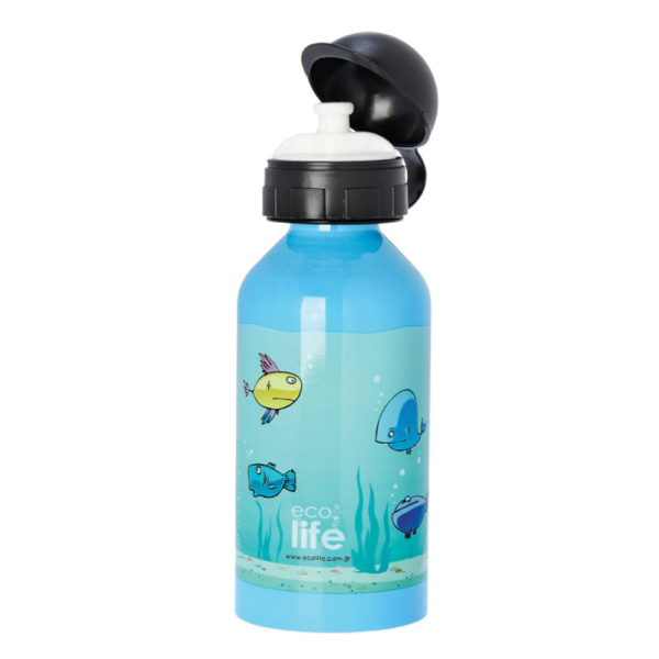 Eco Life Παγούρι Mεταλλικό 500ml Fish