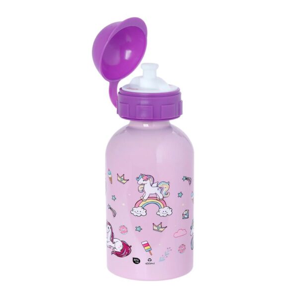 Eco Life Παγούρι Mεταλλικό 400ml Unicorn