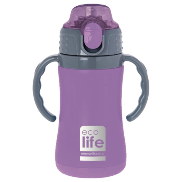 Eco Life Παγούρι-Θερμός Ανοξείδωτο Kids Lilac 300ml