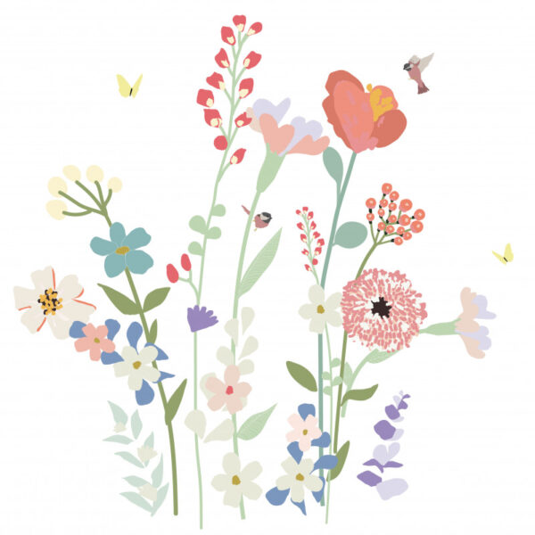 Mimi'lou Αυτοκόλλητα τοίχου Μεγάλα ''FLEURS DES CHAMPS'' - Image 2