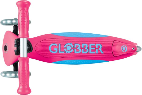 Globber Scooter Elite Lights V2 Fuchsia - Image 3