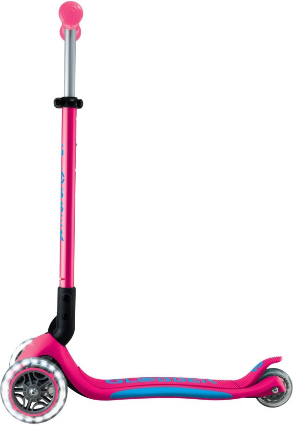 Globber Scooter Elite Lights V2 Fuchsia - Image 5