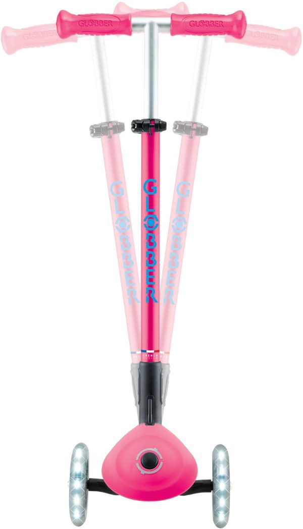 Globber Scooter Elite Lights V2 Fuchsia - Image 2