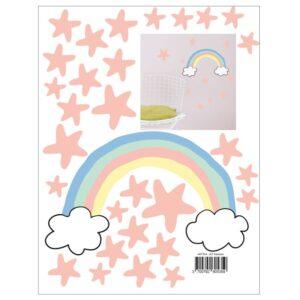 Mimi’lou Αυτοκόλλητα τοίχου Just a touch “Rainbow” πολύχρωμο