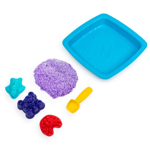 Kinetic Sand Σετ Sandbox Μπλε - Image 3