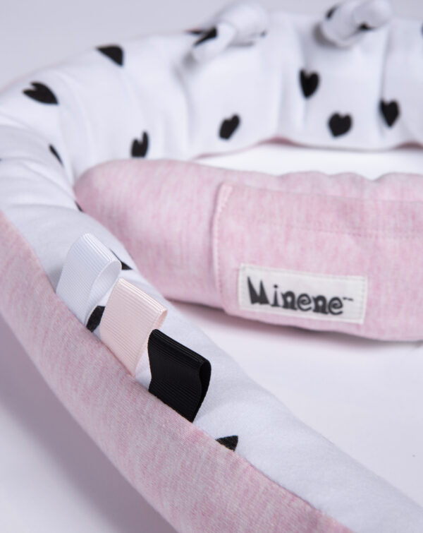 Minene Πάντα Μαξιλάρι Πολυχρηστικό – Mini Snuggly Snake Pink - Image 2