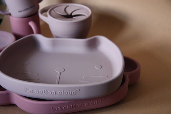 Cotton Cloud-Πιάτο Σιλικόνης Γατούλα DustyPink - Image 2