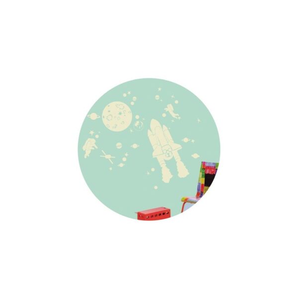 Mimi'lou: Αυτοκόλλητα τοίχου φωσφοριζέ "Space Kit" - Image 2