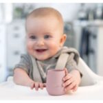 Ezpz Εκπαιδευτικό ποτήρι 4+ μηνών Tiny Cup – Blush