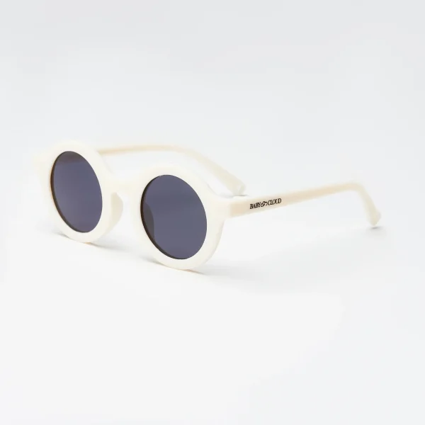 Βρεφικά Γυαλιά Ηλίου Βaby Round White UV400 με Λουράκι