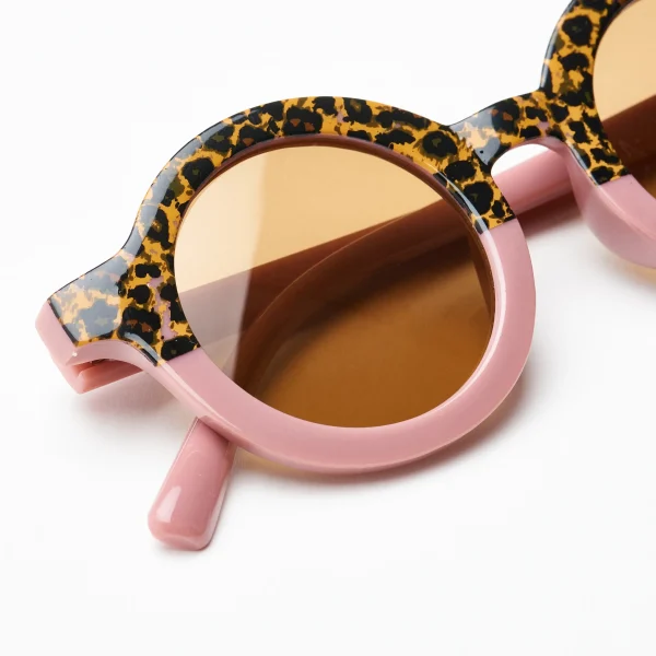 Παιδικά Γυαλιά Ηλίου Leopard Powder Rose UV400 - Image 4